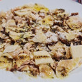 El cooksnap de Lorena Moreno cuando hizo Carpaccio de champiñones.