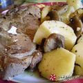 Cooksnap από despinal στη συνταγή Μπριζόλες με πατάτες στην κατσαρόλα