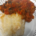 El cooksnap de Judit Capdevila cuando hizo Bacallà amb Samfaina (Bacalao con Pisto).
