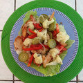 El cooksnap de Pablo Vargas cuando hizo Ensalada verde con pollo a la plancha.