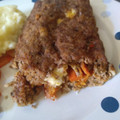 El cooksnap de Daniela Z cuando hizo Budín de carne relleno.
