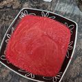 El cooksnap de Melanio Esteban cuando hizo Gazpacho de remolacha.