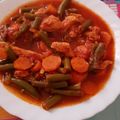 El cooksnap de Salomea Bircu cuando hizo Pollo con judías verdes, patatas y zanahoria en salsa de tomate.