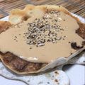 El cooksnap de Lucía Viñuela Giovagnoli cuando hizo Hotcake sin azúcar, sin huevo sin tacc con 4 ingredientes.