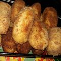 El cooksnap de Edit Ester Escobar cuando hizo Bombas de papas con jamón y queso.
