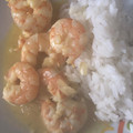 El cooksnap de saray cuando hizo Gambas al curry con leche de coco.