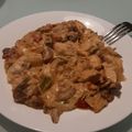 El cooksnap de Alejandra cuando hizo Pollo a la parmesana.