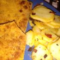 El cooksnap de Eliana Fernandez cuando hizo Milanesas de TOFU con papas salteadas.