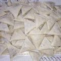 Haya Ali's cooksnap of when they made Samosa.