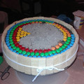 El cooksnap de Alejandra Mans cuando hizo Torta de cumpleaños decorada.