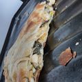 El cooksnap de Belén Zalazar cuando hizo Tarta de acelga con pollo.