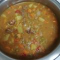 El cooksnap de Juan Carlos cuando hizo Ternera a la jardinera Thermomix.