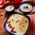 Seema Raghav का कुकस्नैप जब उन्होंने केसरिया चावल की खीर (Kasariya chawal ki kheer recipe in Hindi) बनाया था।