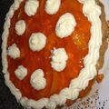 El cooksnap de Cesar Daniel cuando hizo Tarta de durazno gelatina y crema ☺❤.