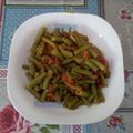 El cooksnap de MinaHarker cuando hizo Judías verdes rehogadas con jamón y tomate natural.