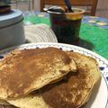 El cooksnap de Gabriela Alvarez cuando hizo Panqueques americanos sin gluten.