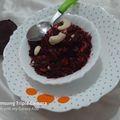 Hiral Pandya Shukla's cooksnap of when they made બીટરૂટ હલવા.