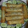 Abiha Naqvi's cooksnap of when they made Springrolls.