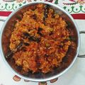 pinky makhija का कुकस्नैप जब उन्होंने बैंगन का भरता (baingan ka bharta recipe in Hindi) बनाया था।