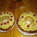 El cooksnap de Juan cuando hizo Crema pastelera para decorar roscas de Pascua o Reyes.