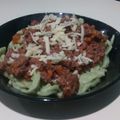 El cooksnap de Luz Centurion cuando hizo Fideos verdes muy verdes.