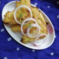 Sadhana Parihar का कुकस्नैप जब उन्होंने आलू ब्रेड पकोड़ा (Aloo bread pakode recipe in Hindi) बनाया था।