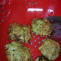 Bellas momma's cooksnap of when they made Zucchini fritters.