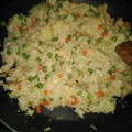 El cooksnap de Ragnar Nieto cuando hizo Arroz tres delicias Chino.