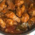 El cooksnap de López JulissE cuando hizo Alitas de pollos guisadas en salsa de tomates.
