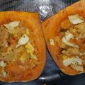 El cooksnap de Fran Stirling cuando hizo Calabaza rellena en microondas.