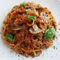 El cooksnap de Toni Martín cuando hizo Espaguettis a la boloñesa.