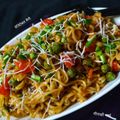 Meenakshi Verma( Home Chef) का कुकस्नैप जब उन्होंने वेजिटेबल मैगी विद चीज़ (vegetable maggi with cheese recipe in hindi) बनाया था।