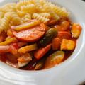 Mónika Gyurászné Cooksnap-ja, amikor elkészítette a(z) Lecsókolbász ragú hentes módra receptet.