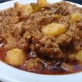 Hina Ibrahim's cooksnap of when they made Qeema Alu.