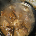 El cooksnap de Ana Silvia cuando hizo Bifecitos de cerdo con cerveza, mostaza y miel.