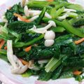 麗麗 的 A菜炒雪白菇 cooksnap