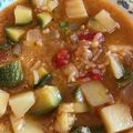 El cooksnap de Mercedes Cossío cuando hizo Calabacín con patatas y arroz.