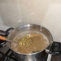Cooksnap Miera Yusof semasa beliau membuat Bubur Kacang Hijau.