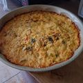 El cooksnap de Paola Aros cuando hizo Budín de zapallo italiano y verduras.