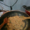 El cooksnap de Carolina Farias Arce Cacaoleo cuando hizo Pasta con salsa de espinaca y pollo.