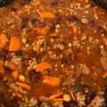 El cooksnap de Milagros Gómez cuando hizo Guiso de porotos rojos o colorados, porotos aduki (azuki o adzuk.