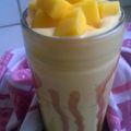 Mulunga Alukwe's cooksnap of when they made Mango lassi with chocolate.