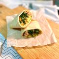 El cooksnap de Irene-Guirao cuando hizo Burrito de arroz y pollo.