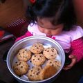 El cooksnap de Lidia Rodriguez cuando hizo Galletas de avena y chispas de chocolate de la abuelita.