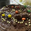 El cooksnap de ddcruz cuando hizo Tarta de tres chocolates con Thermomix.