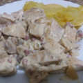 El cooksnap de Vanesa97 cuando hizo Pechuga de pollo con salsita y patatas😋🍴.
