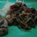 El cooksnap de Cintia cuando hizo Chop suey de pollo y verduras .