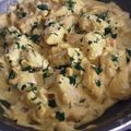El cooksnap de Pedro Henares cuando hizo Dados de solomillo de pollo al curry.