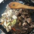 El cooksnap de J Pablo Lira cuando hizo Shapsui de pollo y vacuno.
