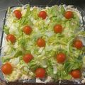 El cooksnap de Ari Rodriguez cuando hizo Tarta salada de pollo.